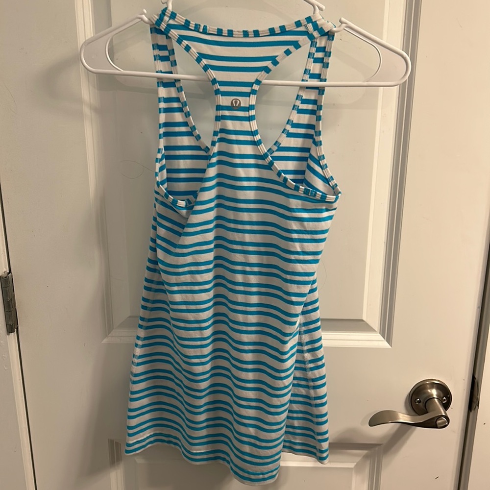 Lululemon racer back tank, fun design!